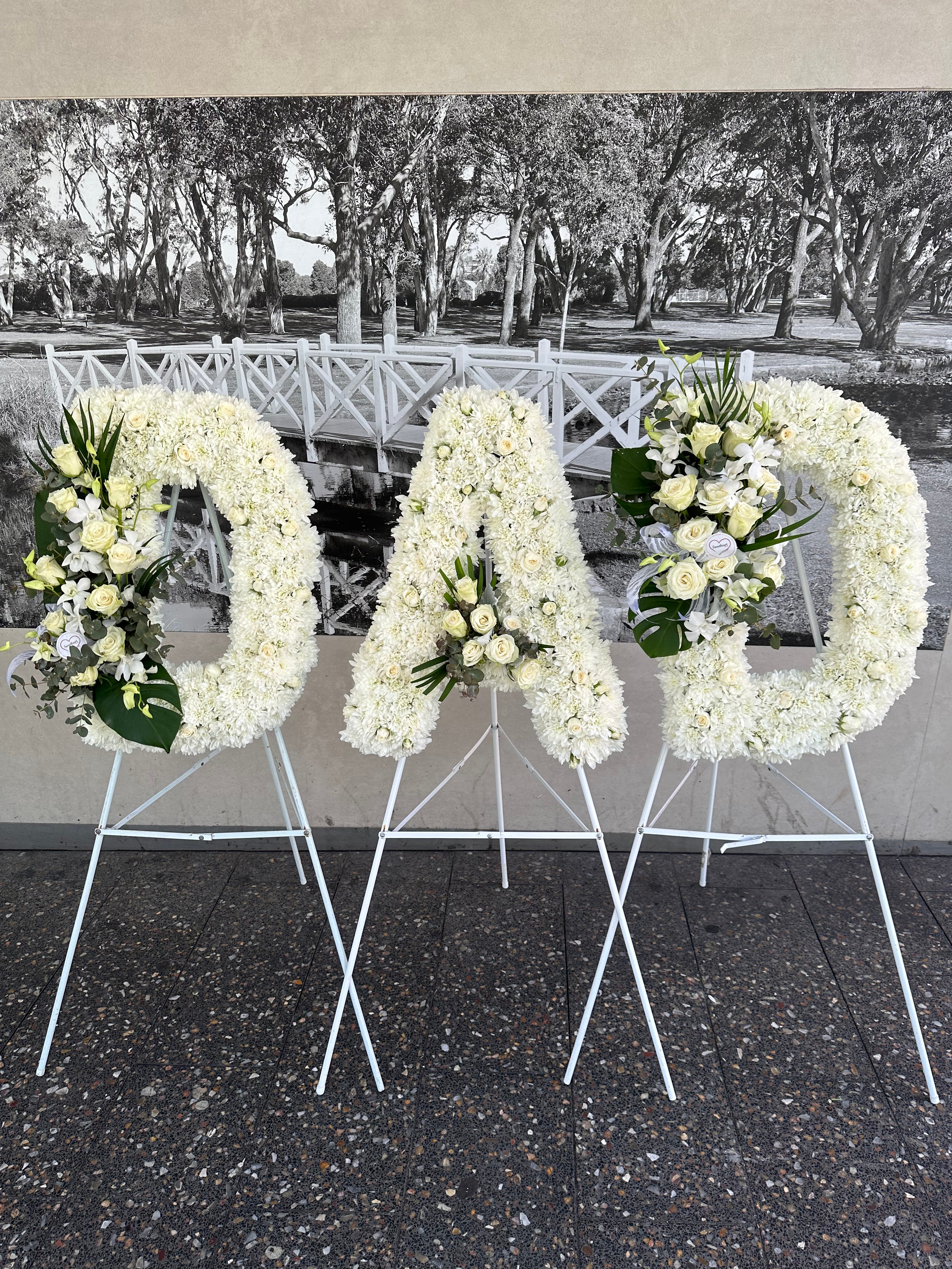 XL DAD Lettering – Sweetheart Florist