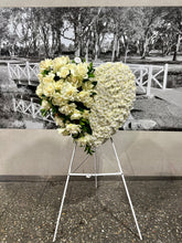 Load image into Gallery viewer, White Rose Heart
