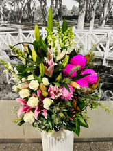 Load image into Gallery viewer, Upright Pinks &amp; Whites Arrangement

